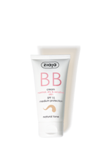 Ziaja - BB cream for normal, dry & sensitive skin - natural tone / Krem BB odcień NATURALNY skóra normalna, sucha, wrażliwa 50ml 5901887038368